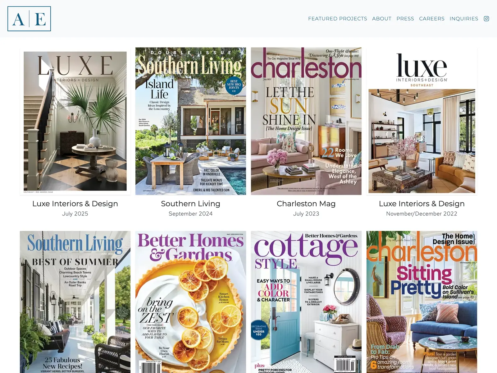 Allison Elebash Interiors Press Page