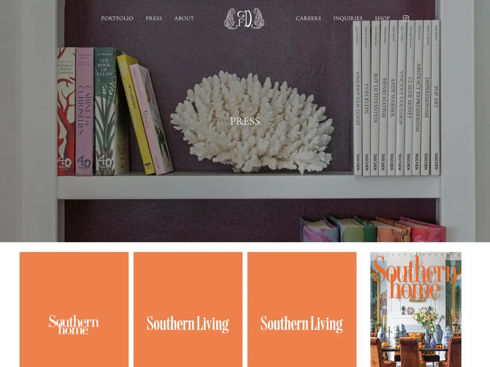 Grace Frederick Design Press Page