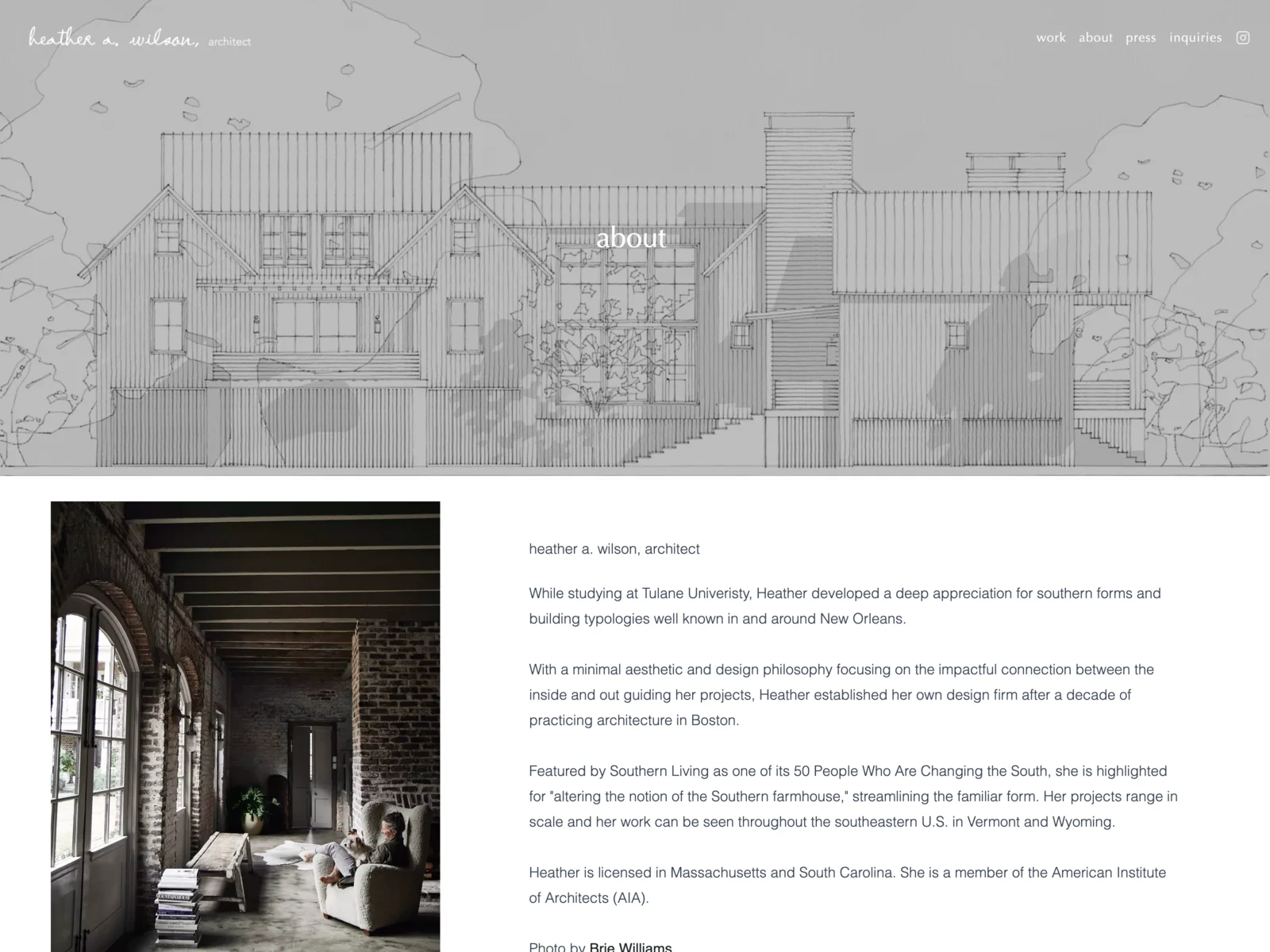 Heather A Wilson Architect About Page